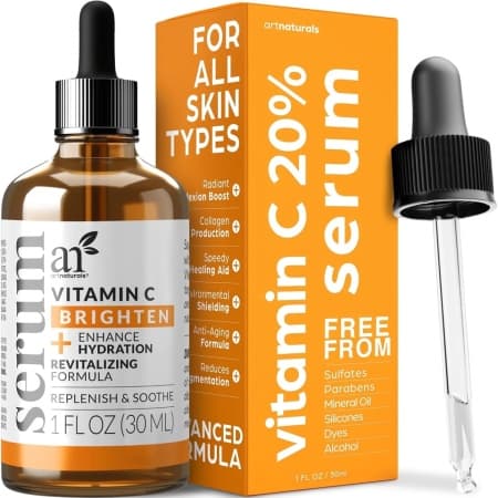 Anti-Aging Vitamin C Advanced Moisture Serum with Hyaluronic Acid (1 Fl Oz)